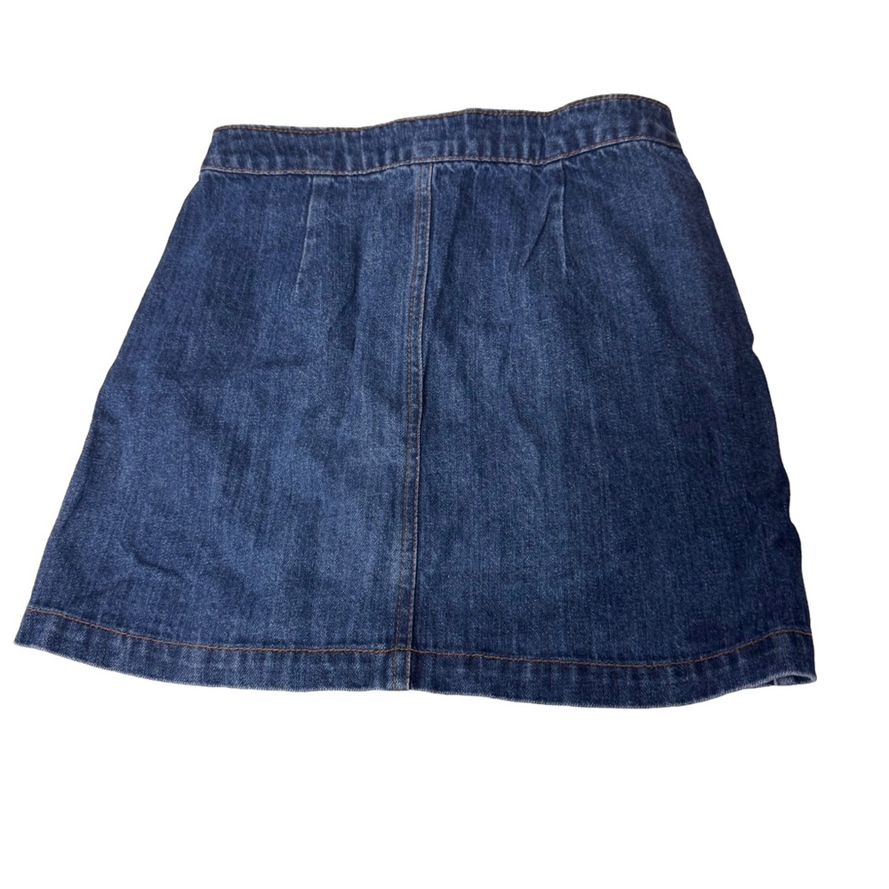 Vanilla Star Blue Denim A-Line Skirt - Picture 2 of 3